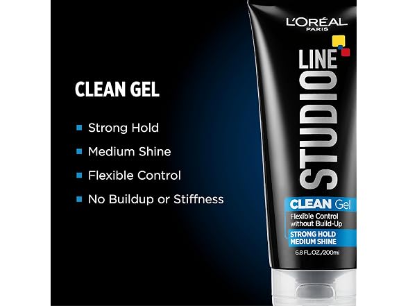LOreal Studio Line Clean Gel Strong Hold 6.8oz