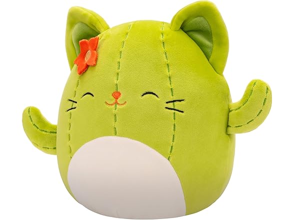 Squishmallows Original 8" Ms. Miss Green Cactus Cat