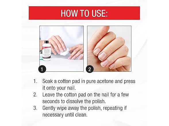 Supernail Pure Acetone Nail Polish Remover