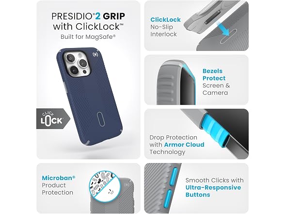 Speck MagSafe Case for iPhone 15 Pro