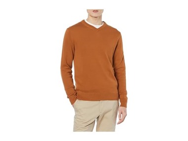 $8.99, Was $26.90, 66% Off! Amazon Essentials Mens VNeck Pullover Sweater dealfomo