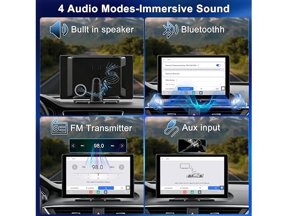 Accfly Wireless CarPlay Car Screen