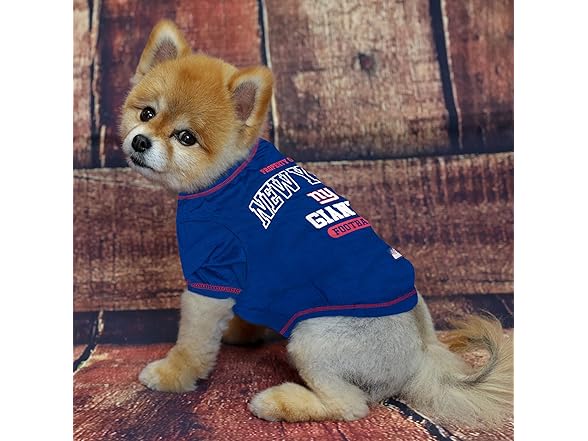 NFL New York Giants Dog T-shirt Large