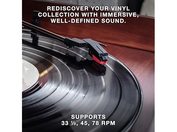 Victrola The Quincy 6-in-1 Bluetooth Record Player