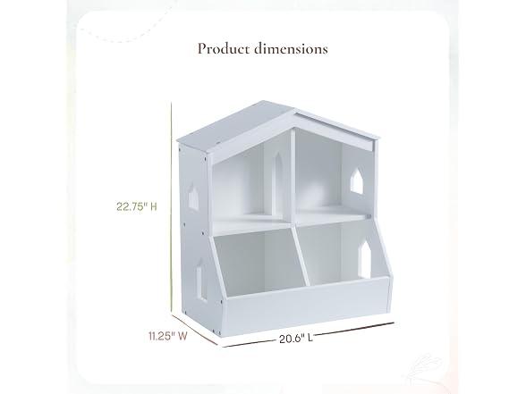 Little Seeds Trellis Storage Cubby Bookcase