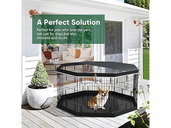 24’’H Dog Play Pen