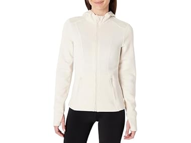 $8.99, Was $29.90, 69% Off! Amazon Essentials Womens Active Sweat Jacket w/ Hood dealfomo