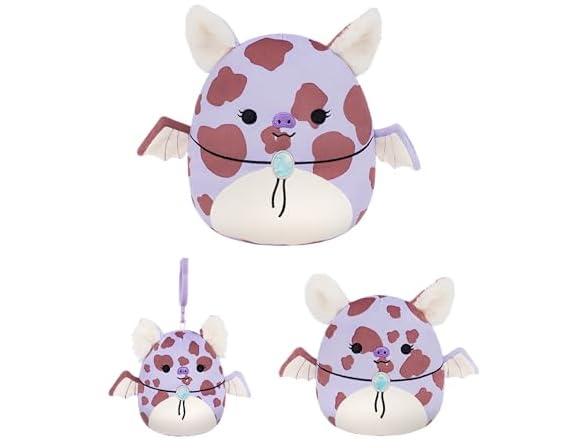 Squishmallows Spotted Cowgirl Fruit Bat