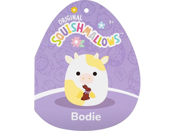 Squishmallows Original 8in Bodie the Yellow Spotted Cow 