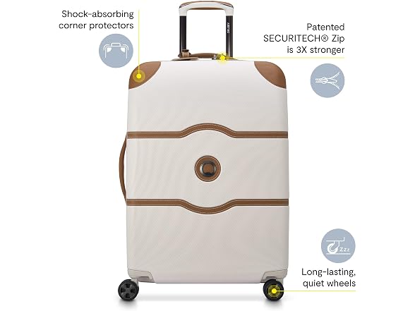 DELSEY PARIS Chatelet Air 2.0, 24 Inch Luggage, Pink