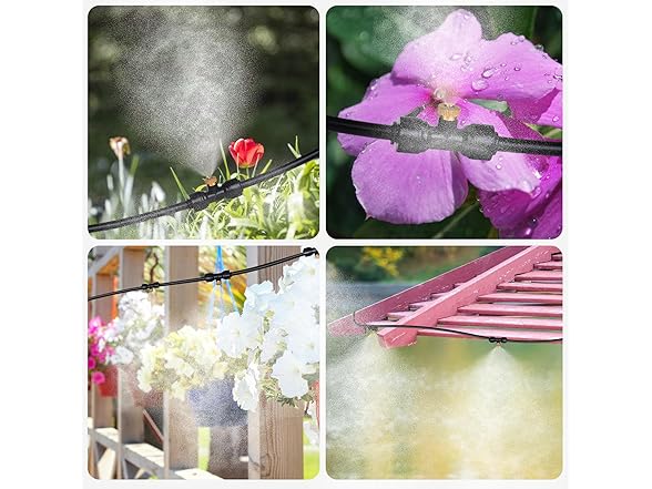 Zsjuqi Misters System, 100FT DIY Outdoor