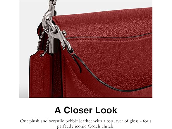 Coach Tabby Shoulder Bag 20, LH/Ruby