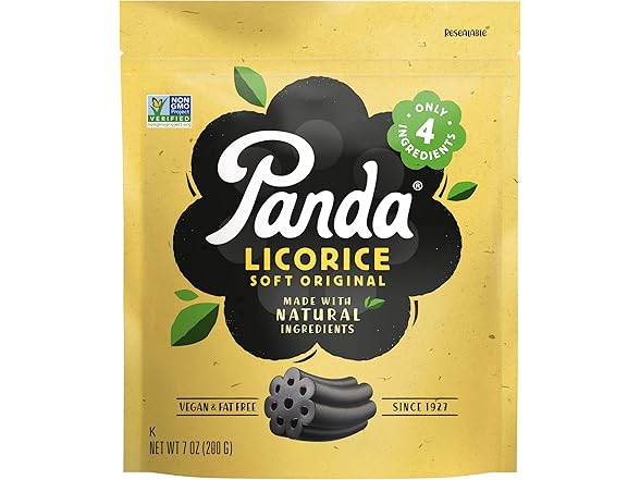 Panda Natural Licorice 7oz (8pk)