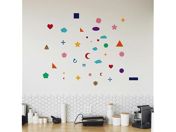 MAYJOYDIY 10pcs Geometric Star Flower