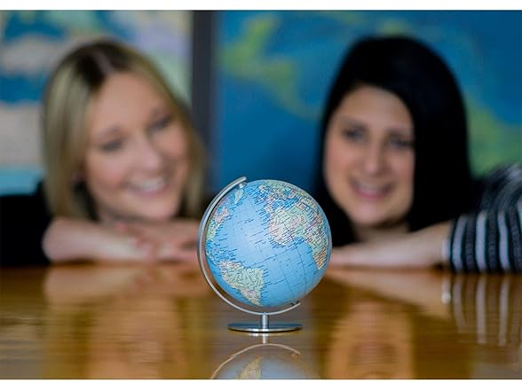 Columbus Mini Political Blue Globe 4.7 Inch