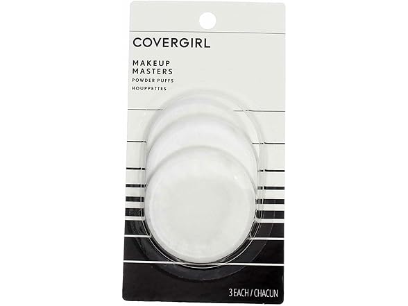 Cover Girl 10067 3 Count Make Up Masters Powder Puffs