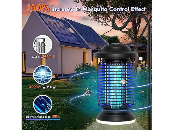 AMUFER Bug Zapper with LED Light