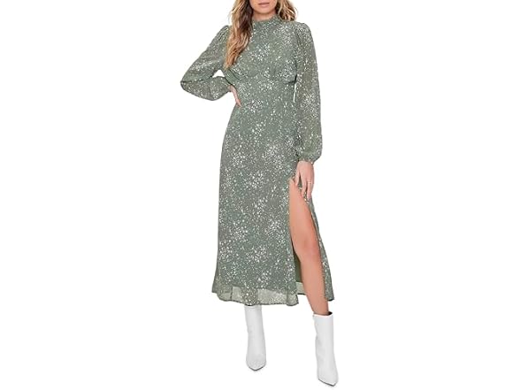 Forever 21 (M) Celestial Open-Back Midi Dress