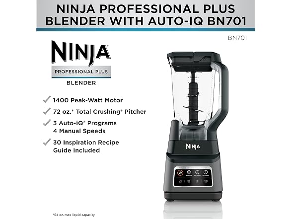 Ninja BN701 Professional Plus Blender with Auto-iQ