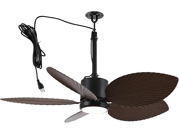 Parrot Uncle F6037S 42" IP66 Farmhouse Ceiling Fan