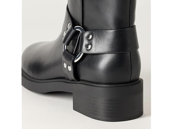 The Drop Women's Lilith Short Moto Boot with Buckles