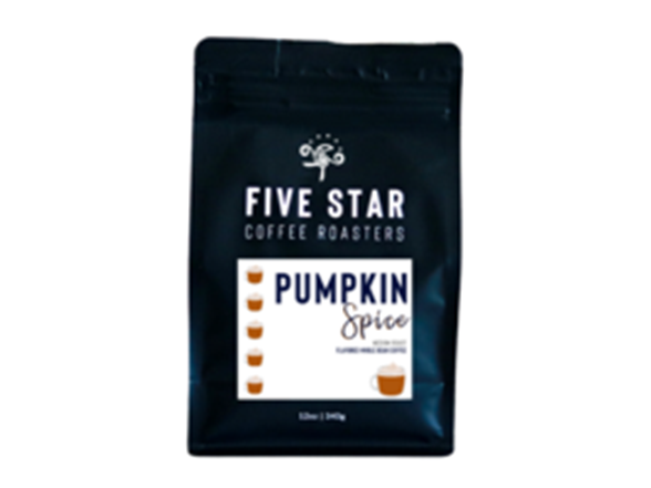 (3 Pack) Five Star Coffee Whole Bean Fall Flavors