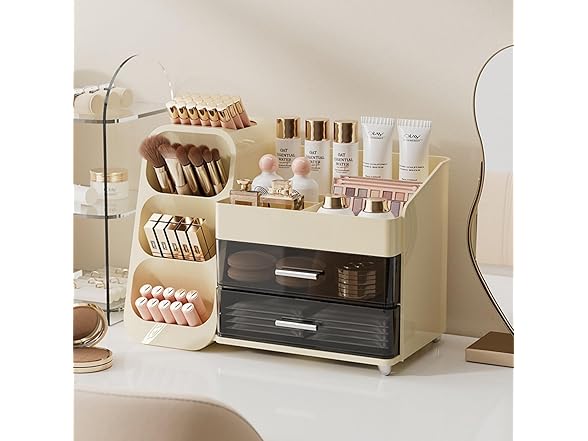 KQJS Makeup Organizer with Drawers