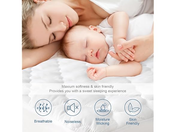 King Mattress Pad Protector Cover