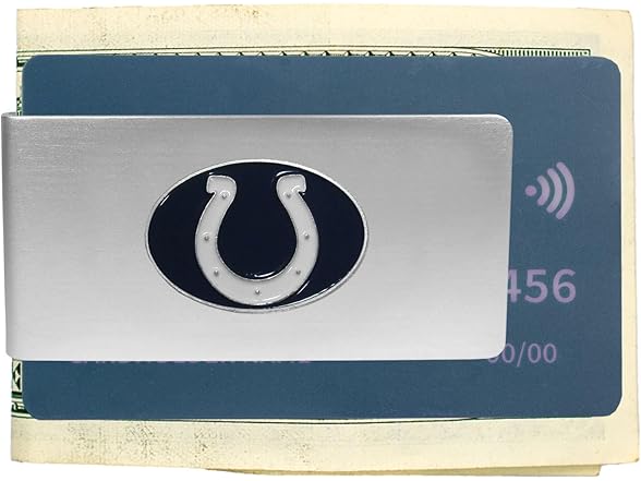 COLTS Brushed Metal Money Clip (One Size)