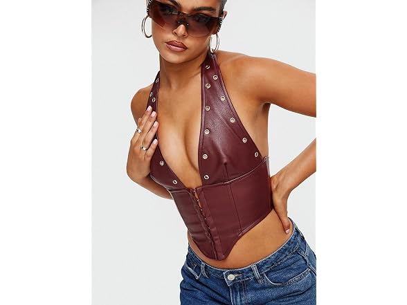Princess Polly Palladia PU Jordy Corset