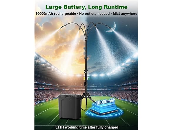 Ausic Portable Misting System with Stand