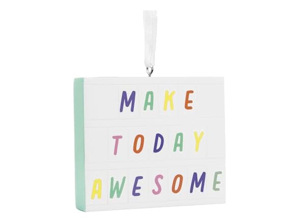 Hallmark Make Today Awesome Letter Board Ornament