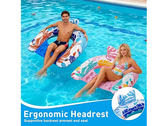 BSIEZC Inflatable Pool Floats