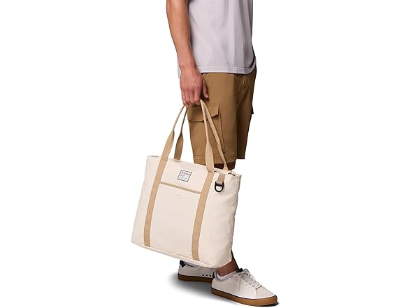 Columbia Unisex Cottonwood Creek Tote, Chalk/Beach, One Size