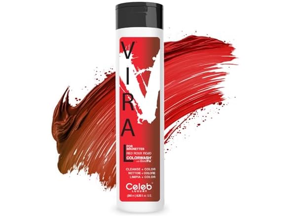 Celeb Luxury Viral Red for Brunettes Colorwash, 8.25 oz
