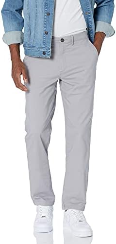 Amazon Essentials Men's Skinny-Fit Casual Stretch Chino Pant, Grey, 40W x 29L
