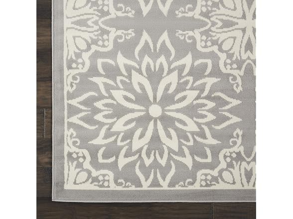 Nourison Jubilant Floral Rug 3x5 Ivory