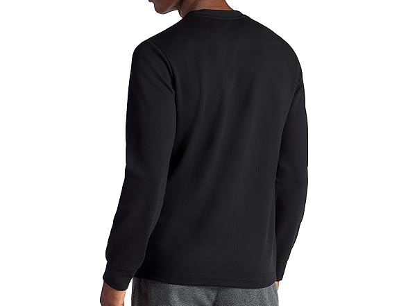 Gaiam Mens Cozy & Cool LS Crewneck Top