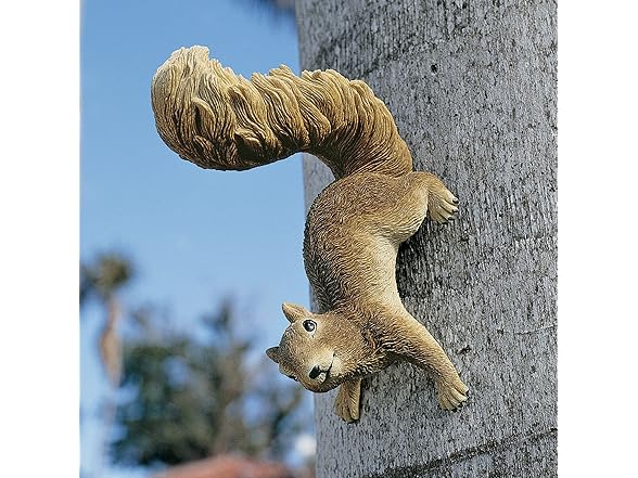Toscano Simone Squirrel Sculpture