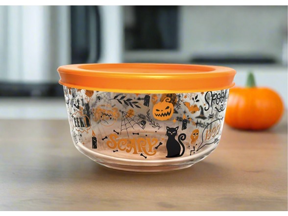 Halloween Glass Food Storage Set 12-Piece