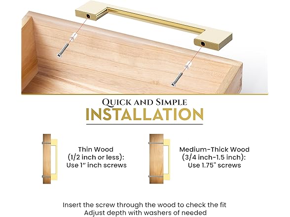 Southern Hills Gold Cabinet Pulls, 5-Pack