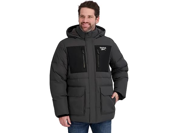 Reebok Men's (XL) Mens Puffer Parka Heavyweight Ja
