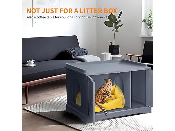 Cat Litter Box Enclosure Furniture