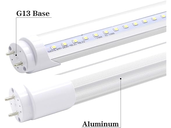 KALINA KALINA 2FT LED Tube Lights, 8W(25W Fluo