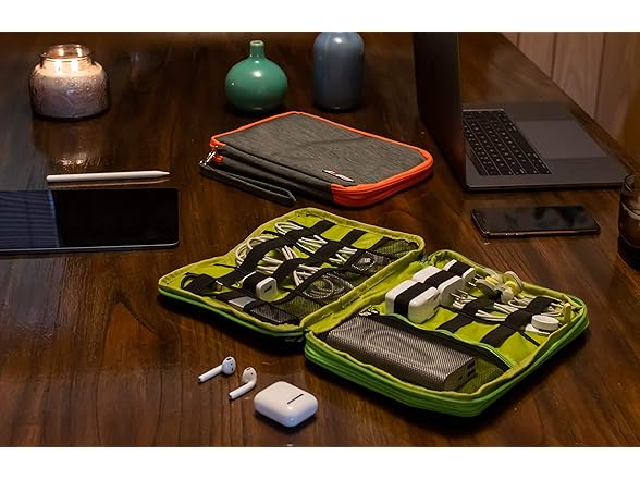 Three Layer Electronics Organizer