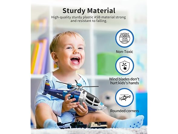 Kids Helicopter Toy with Lights & Sound