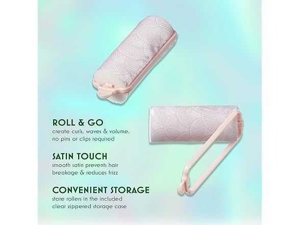 Wicked Glinda 6PK Satin Rollers