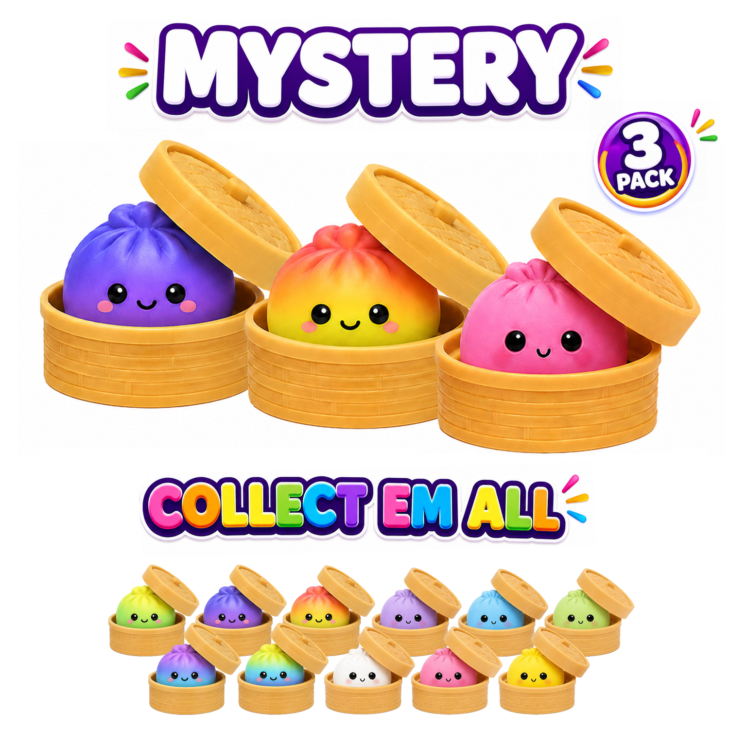 Twilight Squishy Sensory Toys Dumpling - Your Choice - Gallery 11