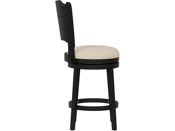 Hillsdale Clarion Swivel Stool, Black