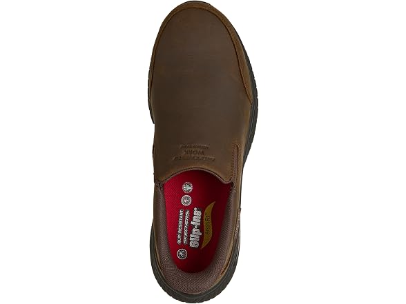 Skechers Men's Work Arch Fit Crosser SR Safety Toe Slip Ins CDB